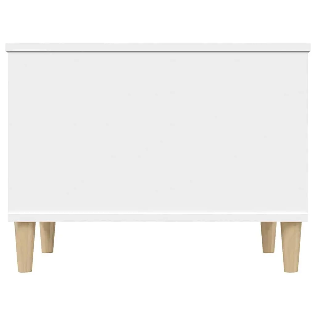 Lift-Top Coffee Table White 60x44.5x45 cm Engineered Wood Storage Compartment