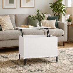 Compact Lift-Top Coffee Table with Hidden Storage
