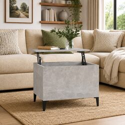 Compact Lift Top Coffee Table with Storage Solutions