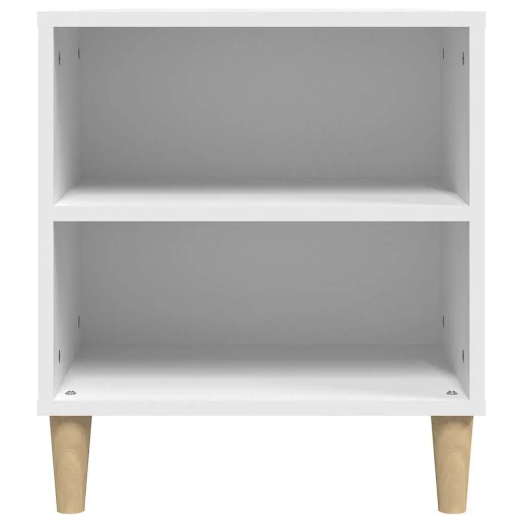 TV Cabinet White 102x44.5x50cm Engineered Wood Storage Unit Scandinavian Design