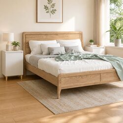 White Nightstands Set of 2, 40x35x70 cm