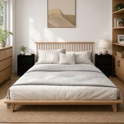 Compact Black Nightstands: Perfect Storage Solution