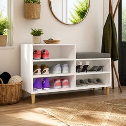 Shoe Cabinet with 5 Spacious Compartments