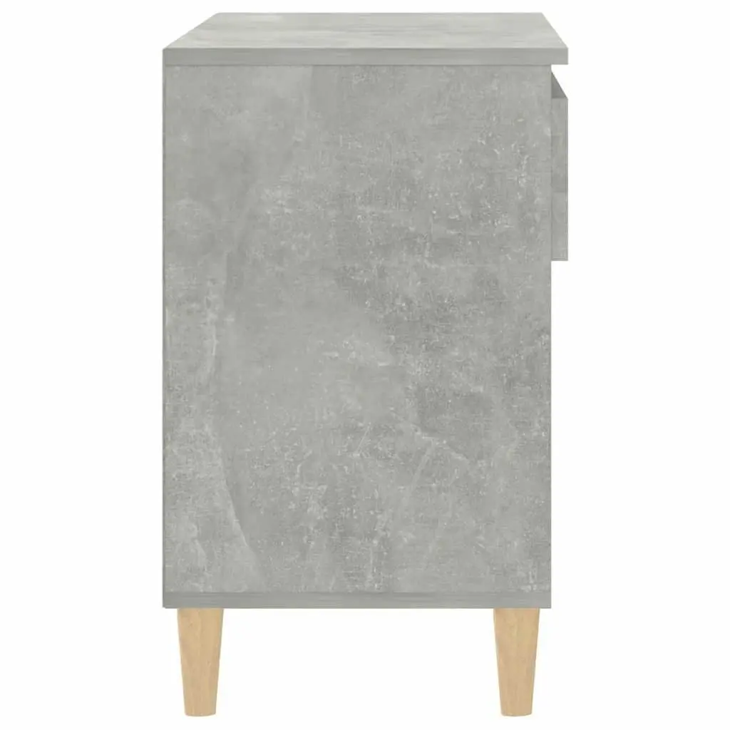 Shoe Cabinet Grey Engineered Wood 70x36x60cm Storage Organiser for Hallway