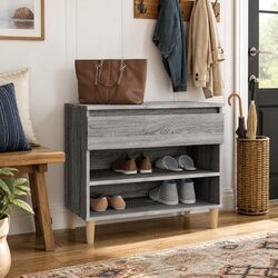 Grey Sonoma Shoe Cabinet