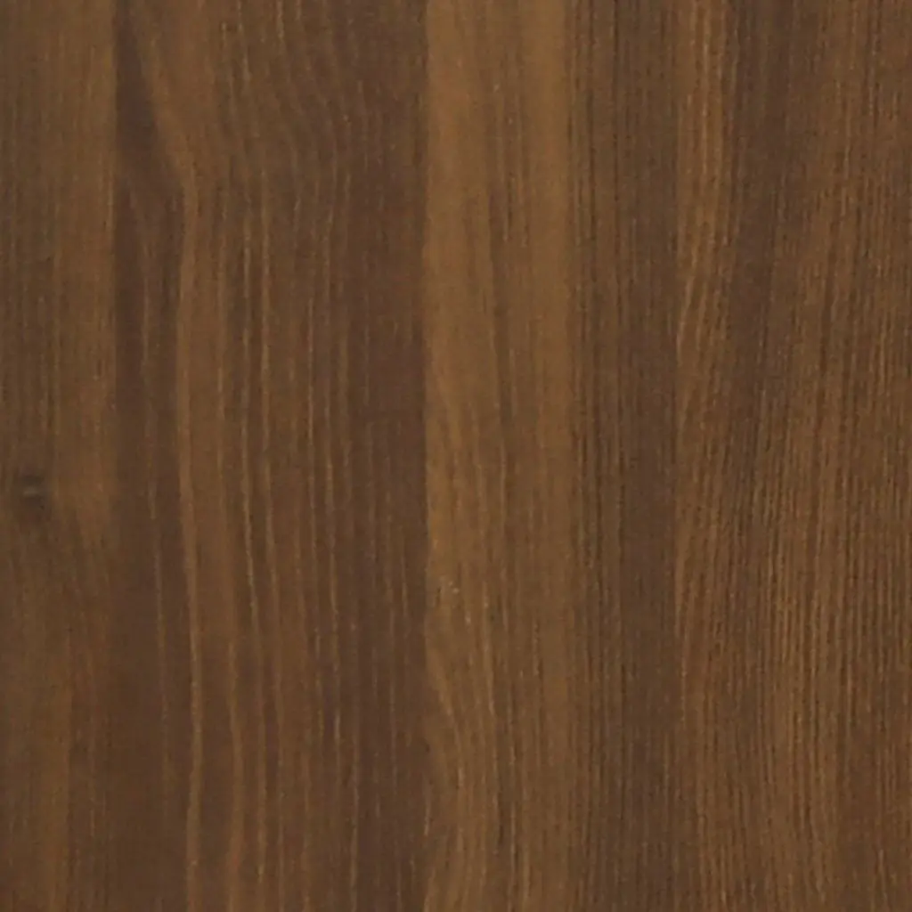 Shoe Cabinet Brown Oak Engineered Wood Storage Organiser 4 Shelves Drawer