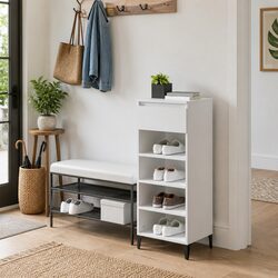 Shoe Rack with Ample Storage 40x36x105cm