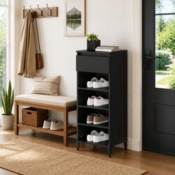 Black Shoe Rack for Storage