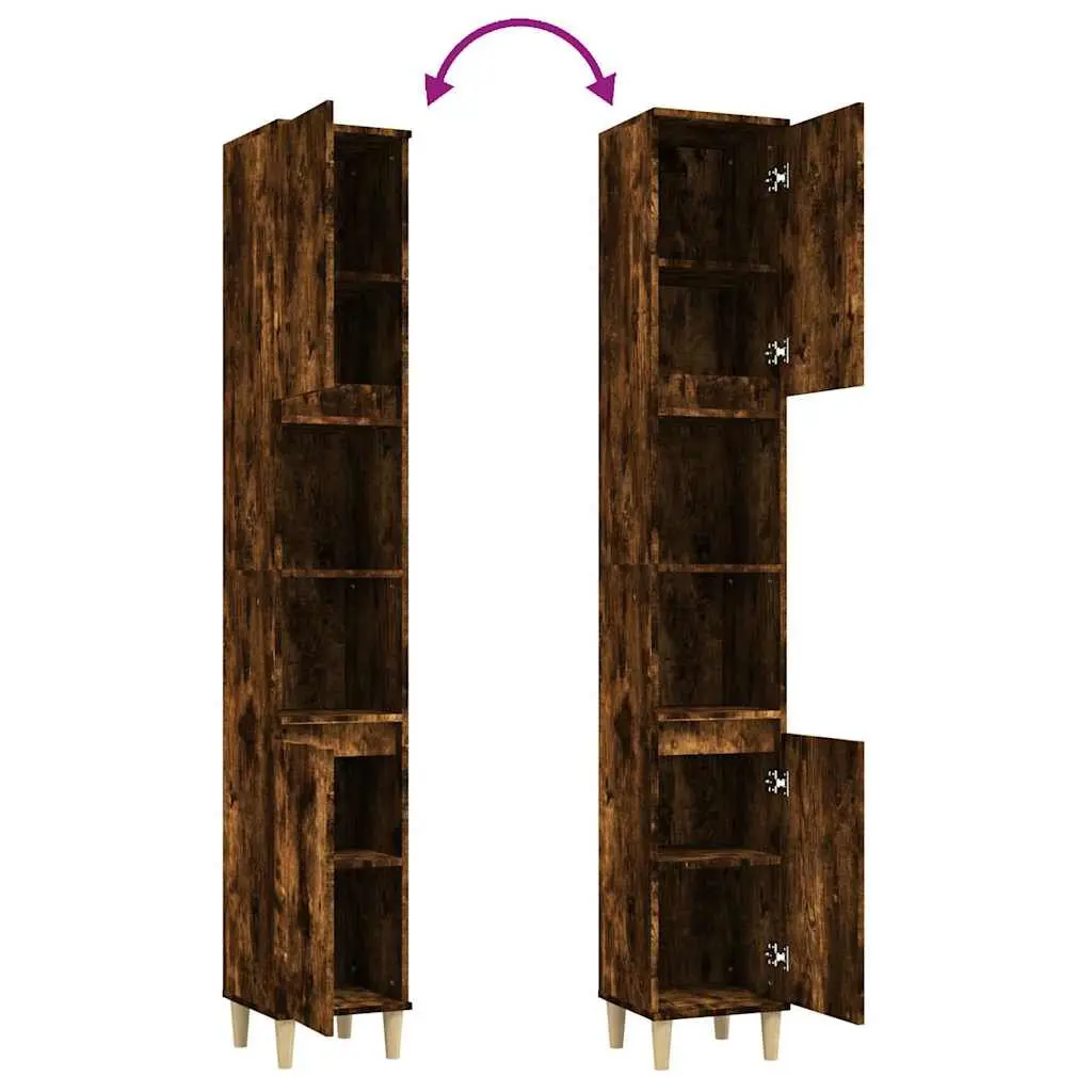 Bathroom Vanity Cabinet with 6 Compartments