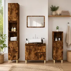 Compact Bathroom Vanity Cabinet with Ample Storage