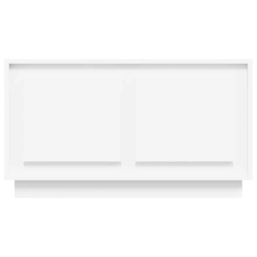 White Media Unit with Ample Storage