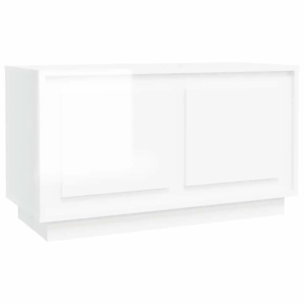 TV Cabinet White High Gloss Media Stand Storage Unit Living Room Furniture