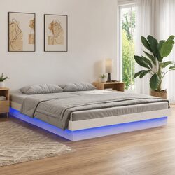 Confidently Crafted LED Bed Frame 135x190 cm