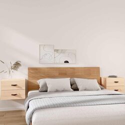 Compact and Functional Bedside Cabinets in Brown
