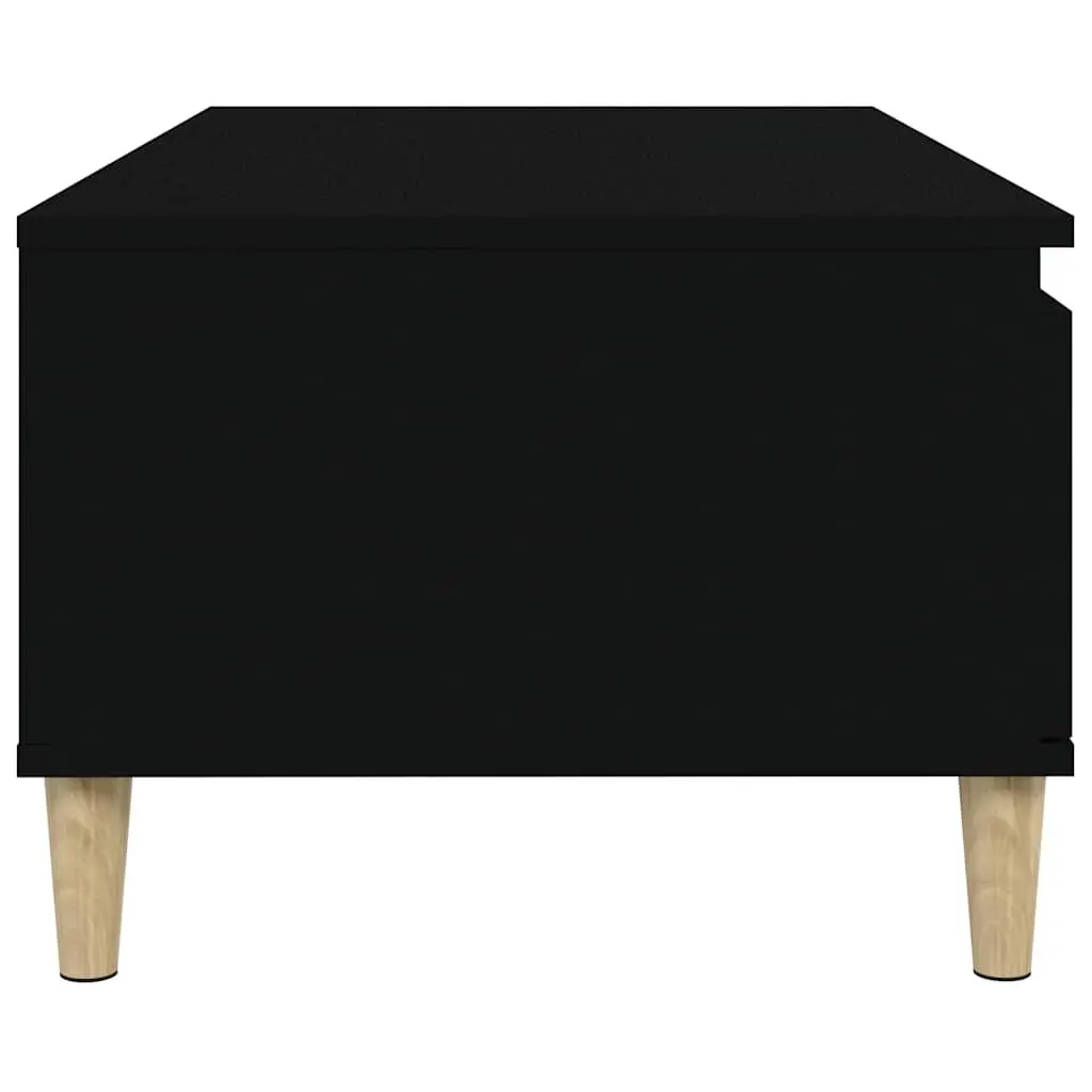 Coffee Table Black 90x50x36.5 cm with Drawer Storage