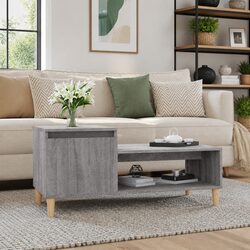 Grey Sonoma Coffee Table with Storage Solutions