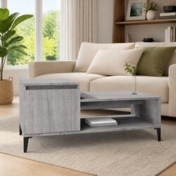 Grey Sonoma Coffee Table with Storage