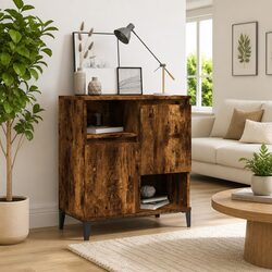 Sideboard Cabinet in Brown Engineered Wood