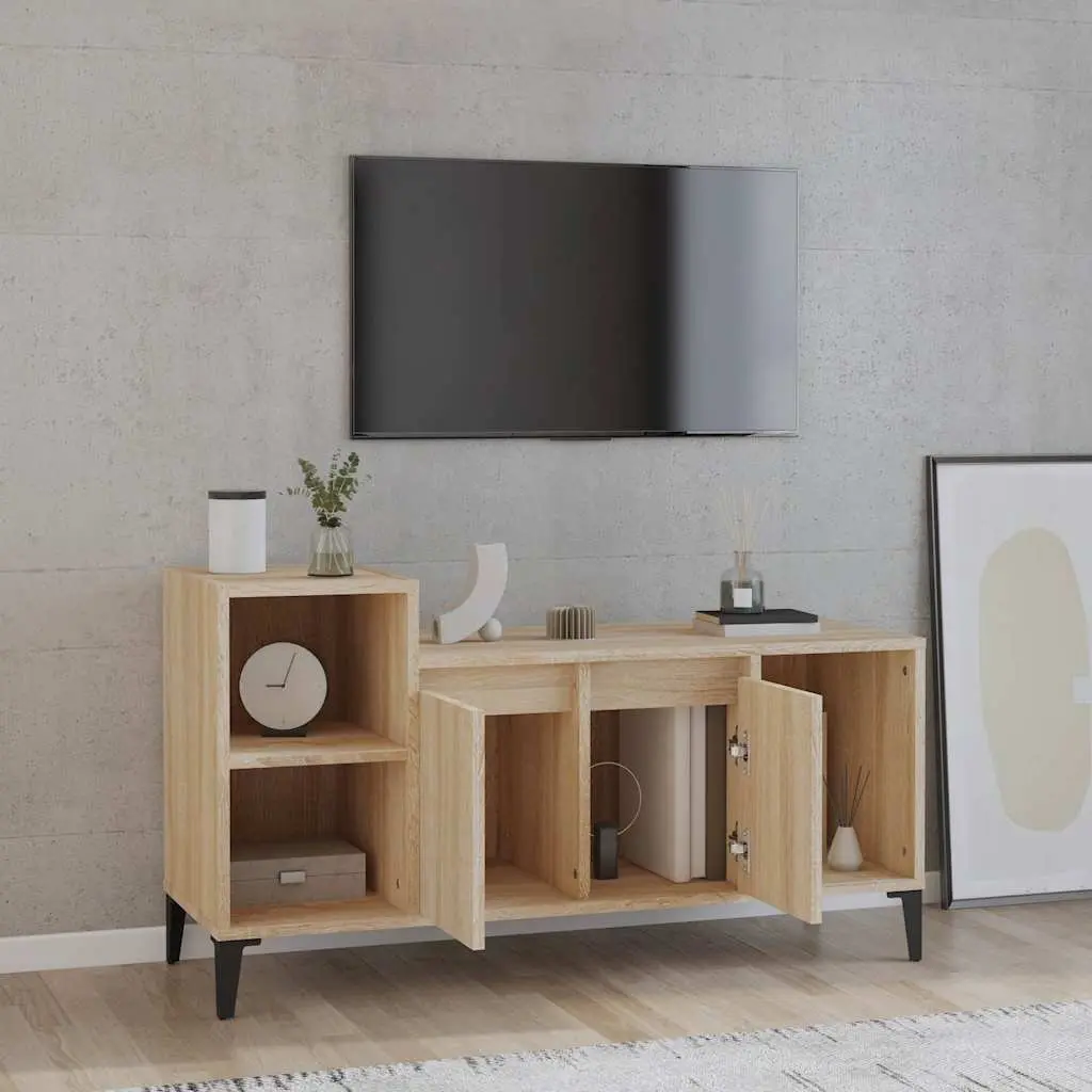 Brown TV Cabinet for Media Storage