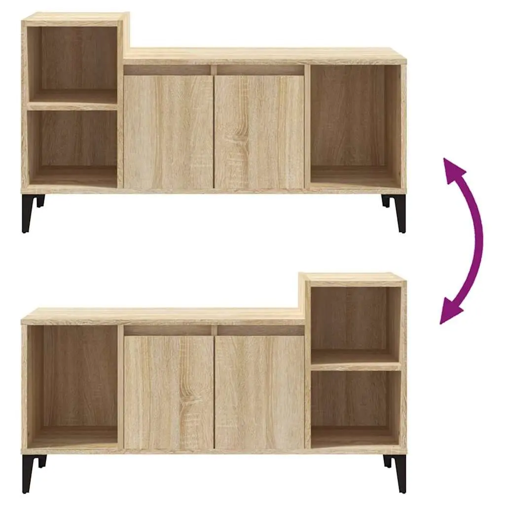 Brown TV Cabinet for Media Storage