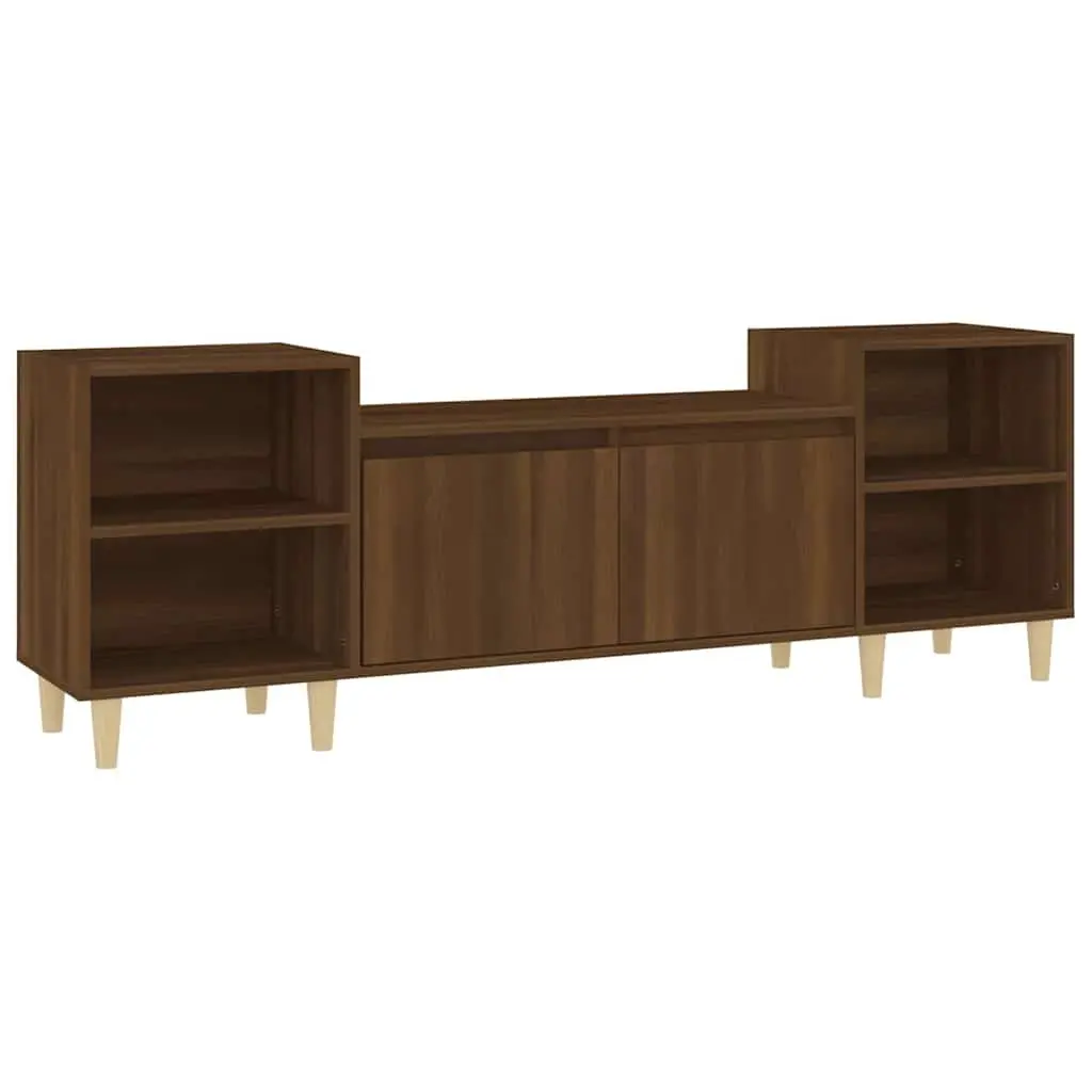 160cm Brown Oak TV Cabinet
