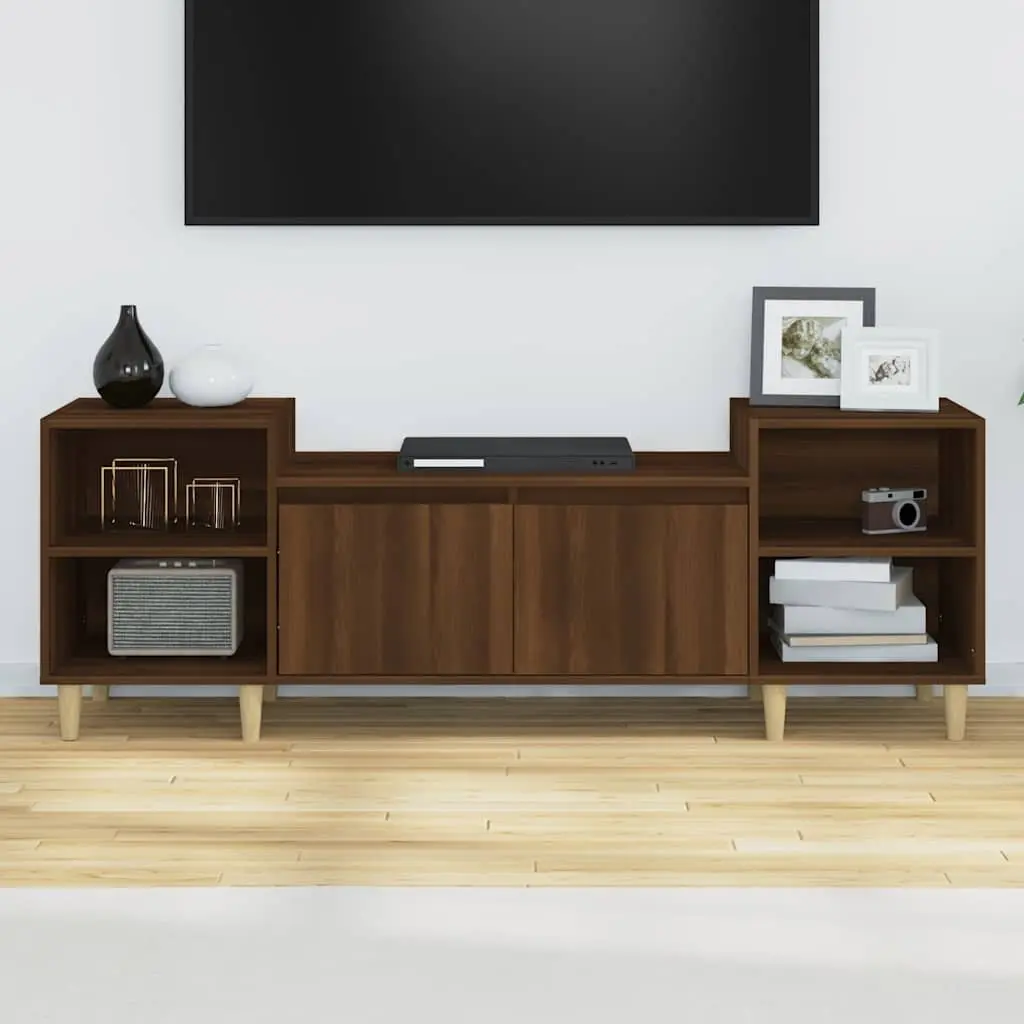 160cm Brown Oak TV Cabinet