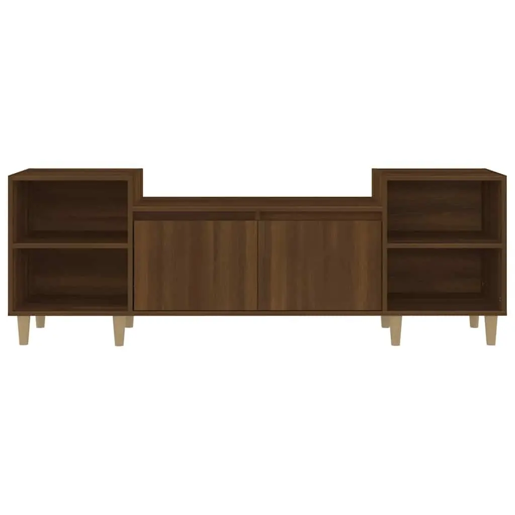 160cm Brown Oak TV Cabinet