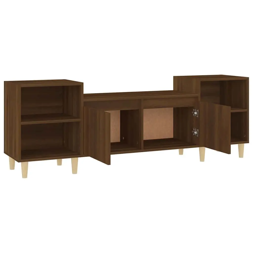 160cm Brown Oak TV Cabinet