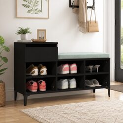 Shoe Cabinet with Drawer and Storage Space