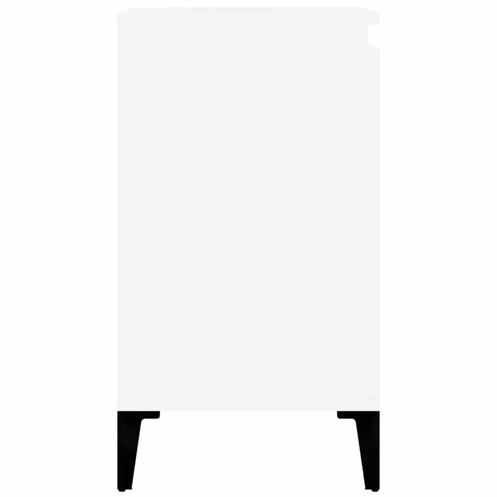 White Bathroom Sink Cabinet 58x33x60 cm for Storage
