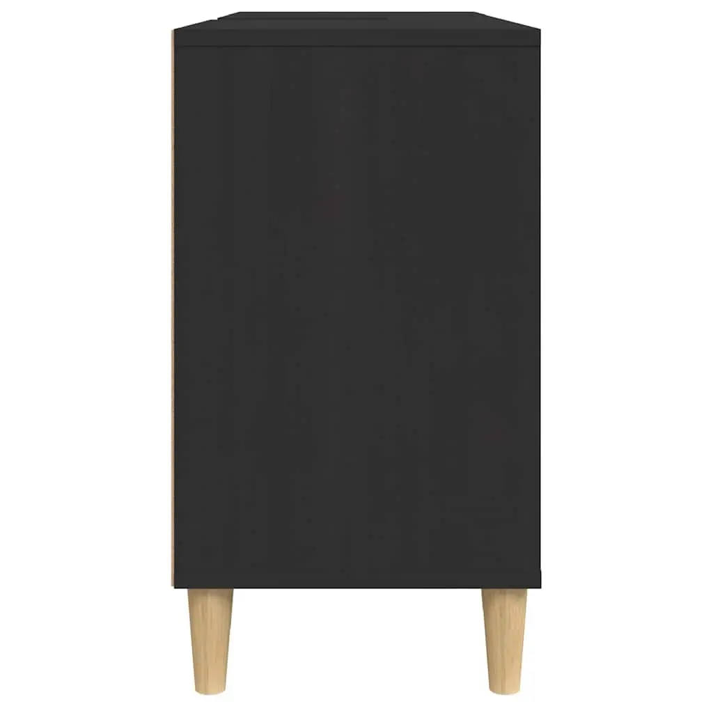Black Sink Cabinet with Ample Storage Space