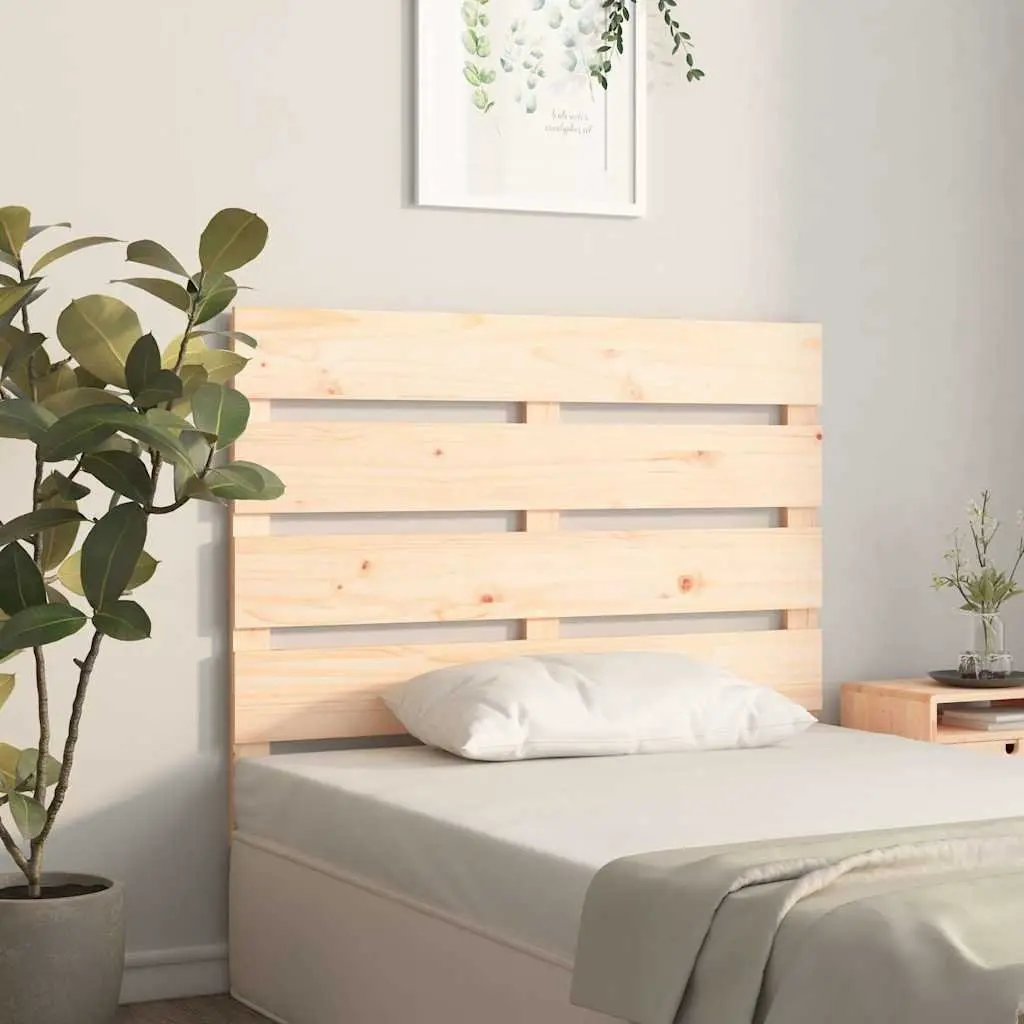 Wooden Headboard 100cm Bed Head Slatted Pine Design Bedroom Furniture