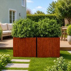Corten Steel Planters: Stylish and Low Maintenance Option