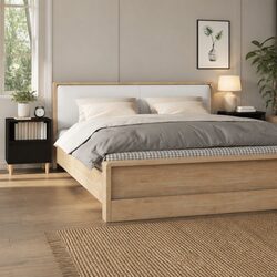 Compact Black Nightstand Cabinets with Storage