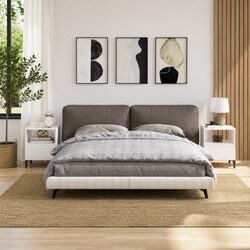 Bedside Cabinets Set in White