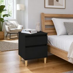 Compact and Stylish Black Nightstand for You