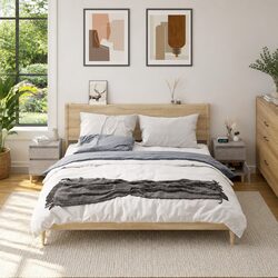 Compact Grey Bedside Cabinets with Ample Storage