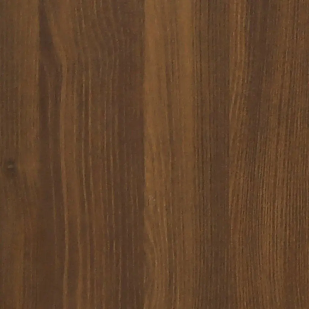 Bedside Tables Brown Oak 40x35x50cm Sturdy Engineered Wood Storage Cabinets Pair