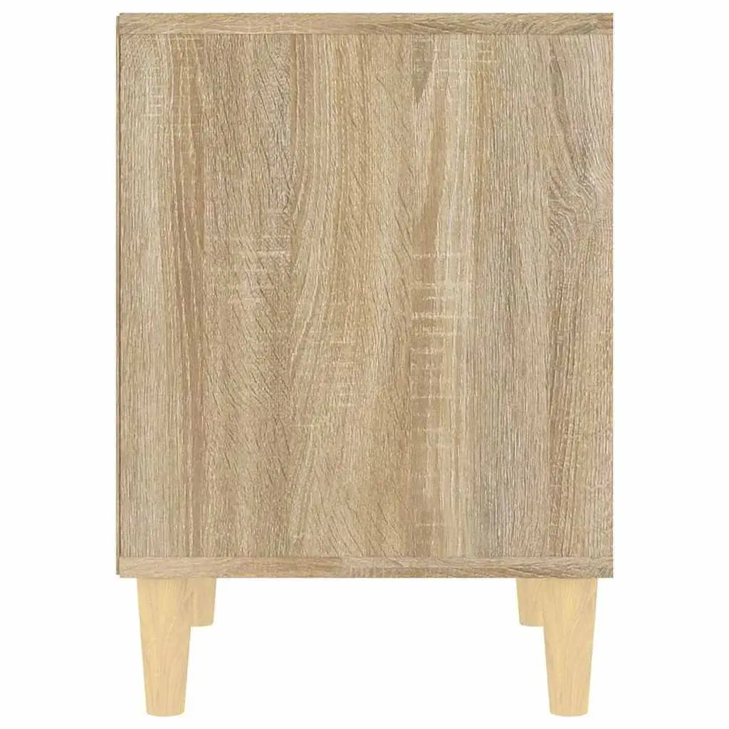 Bedside Cabinets Brown Engineered Wood 40x35x50cm Storage Side Tables 2 Piece