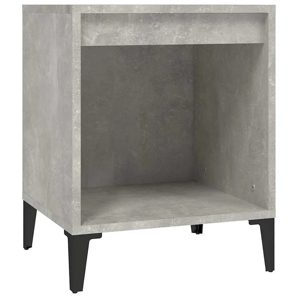 Bedside Cabinets Grey 40 x 35 x 50 cm Storage Nightstands