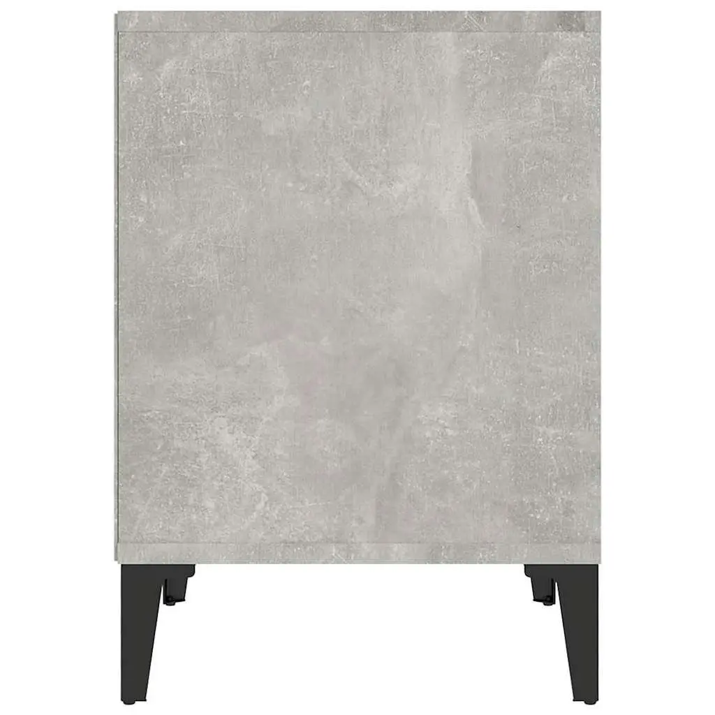Bedside Cabinets Grey 40 x 35 x 50 cm Storage Nightstands