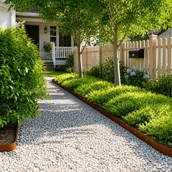 Reliable Corten Steel Lawn Edging - Simple and Effective