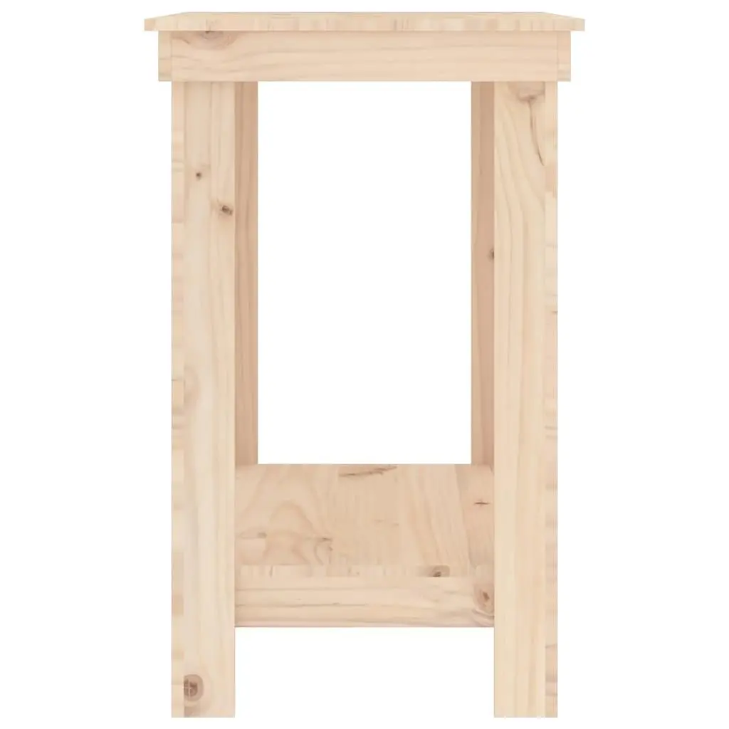 Work Bench Brown 80x50x80 cm Solid Wood Pine Storage Table