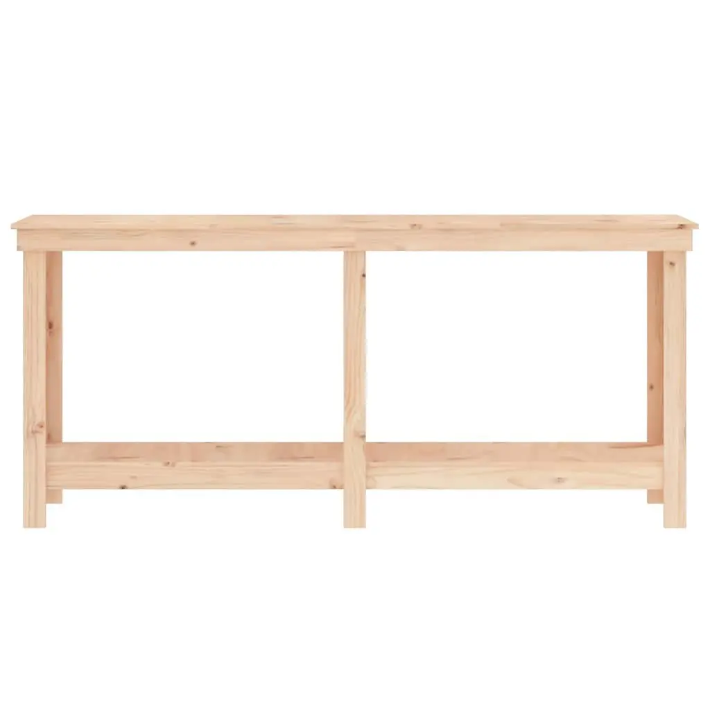 Work Bench Brown 180x50x80 cm Solid Wood Pine Storage Shelves