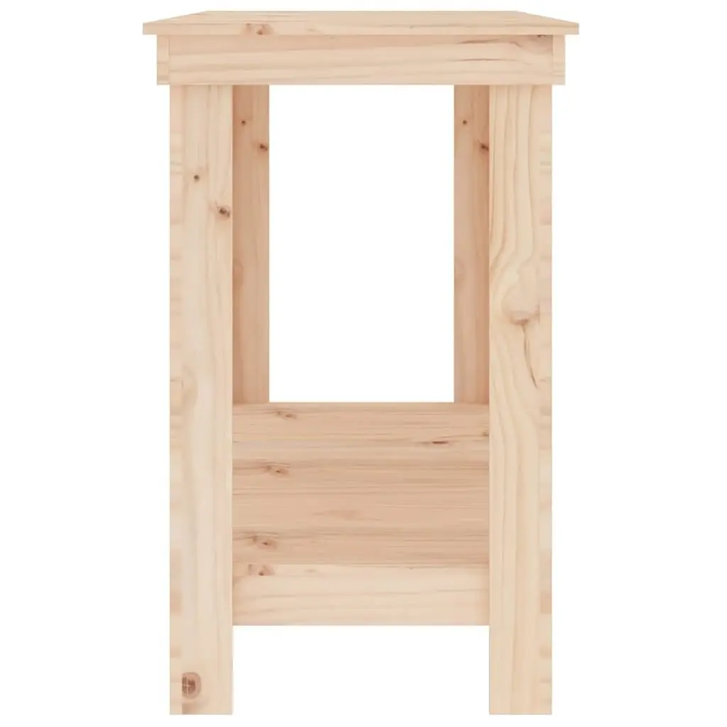 Work Bench Brown 180x50x80 cm Solid Wood Pine Storage Shelves