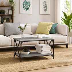 Compact Grey Sonoma Coffee Table 80x50x45 cm - A Smart Choice