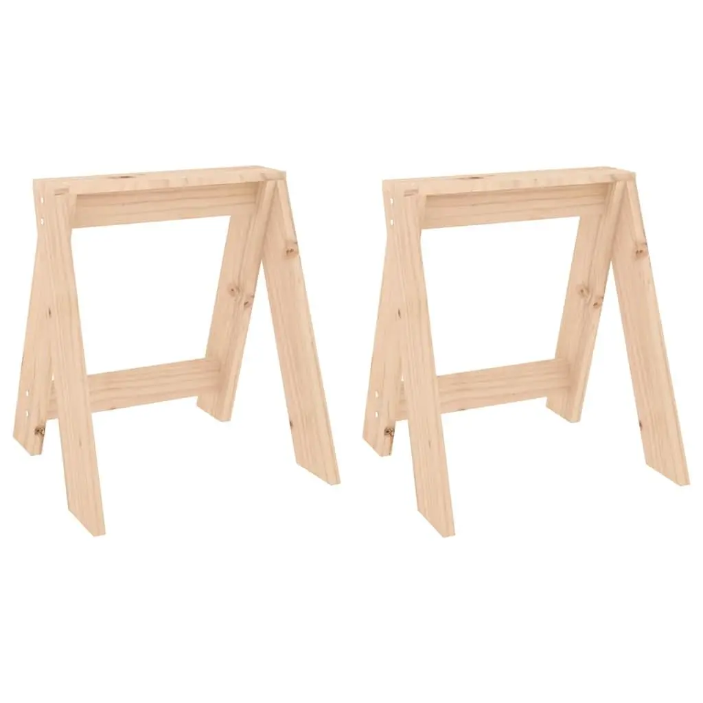 Wooden Stools Set of 2 Pine Wood Kitchen Dining Bar Seating Backrest Free Design
