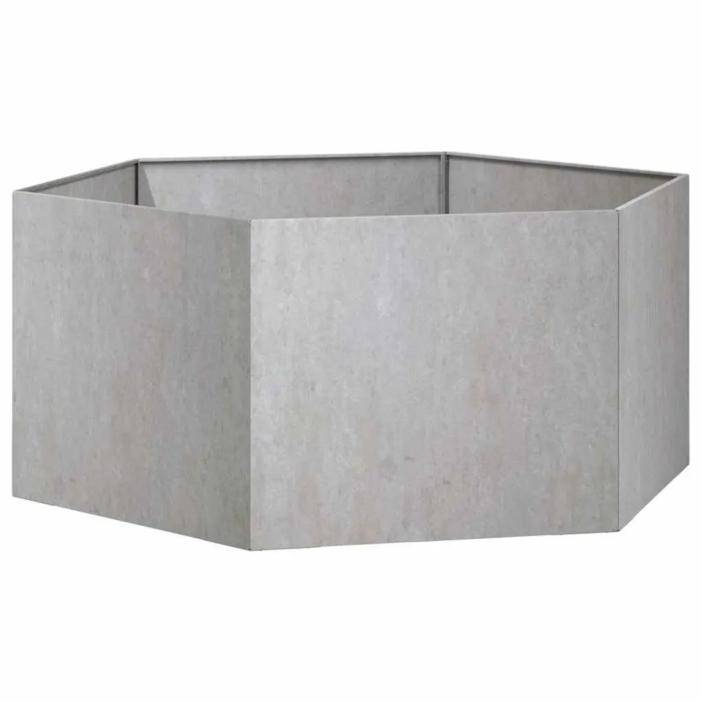 Corten Steel Planter Brown 90x90x45 cm Durable Raised Garden Bed Weathering Steel Box