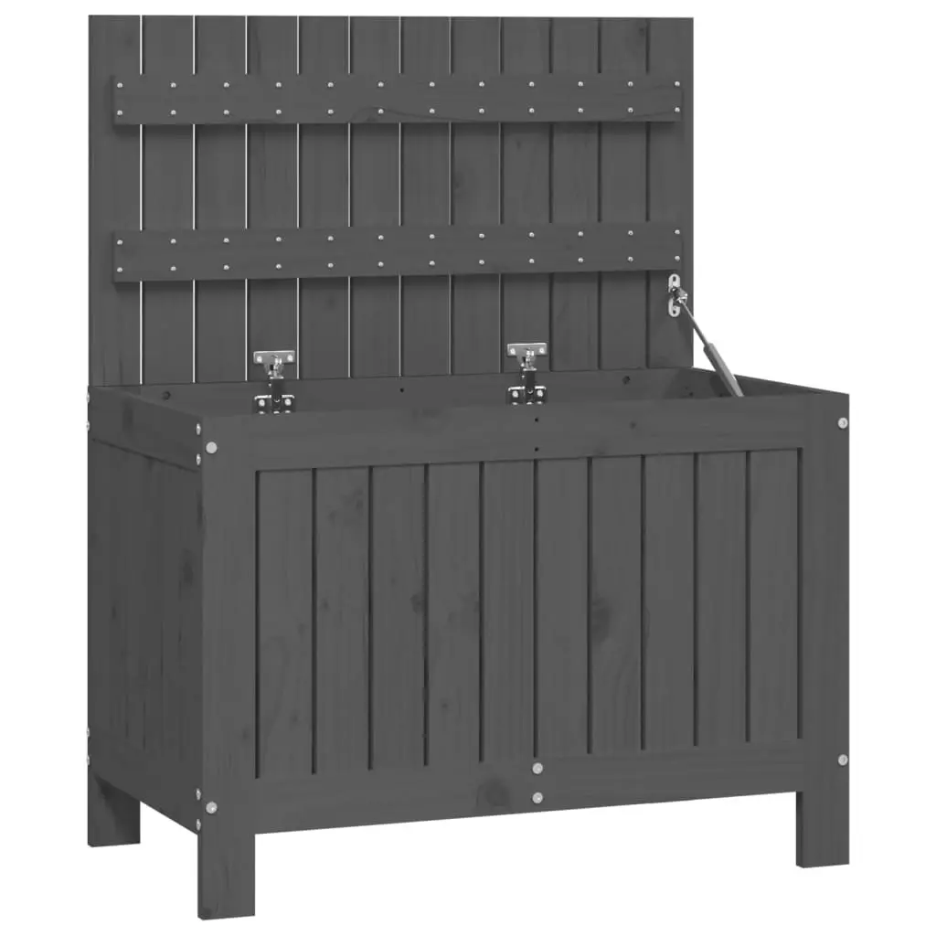 Grey Garden Storage Box with Easy Access