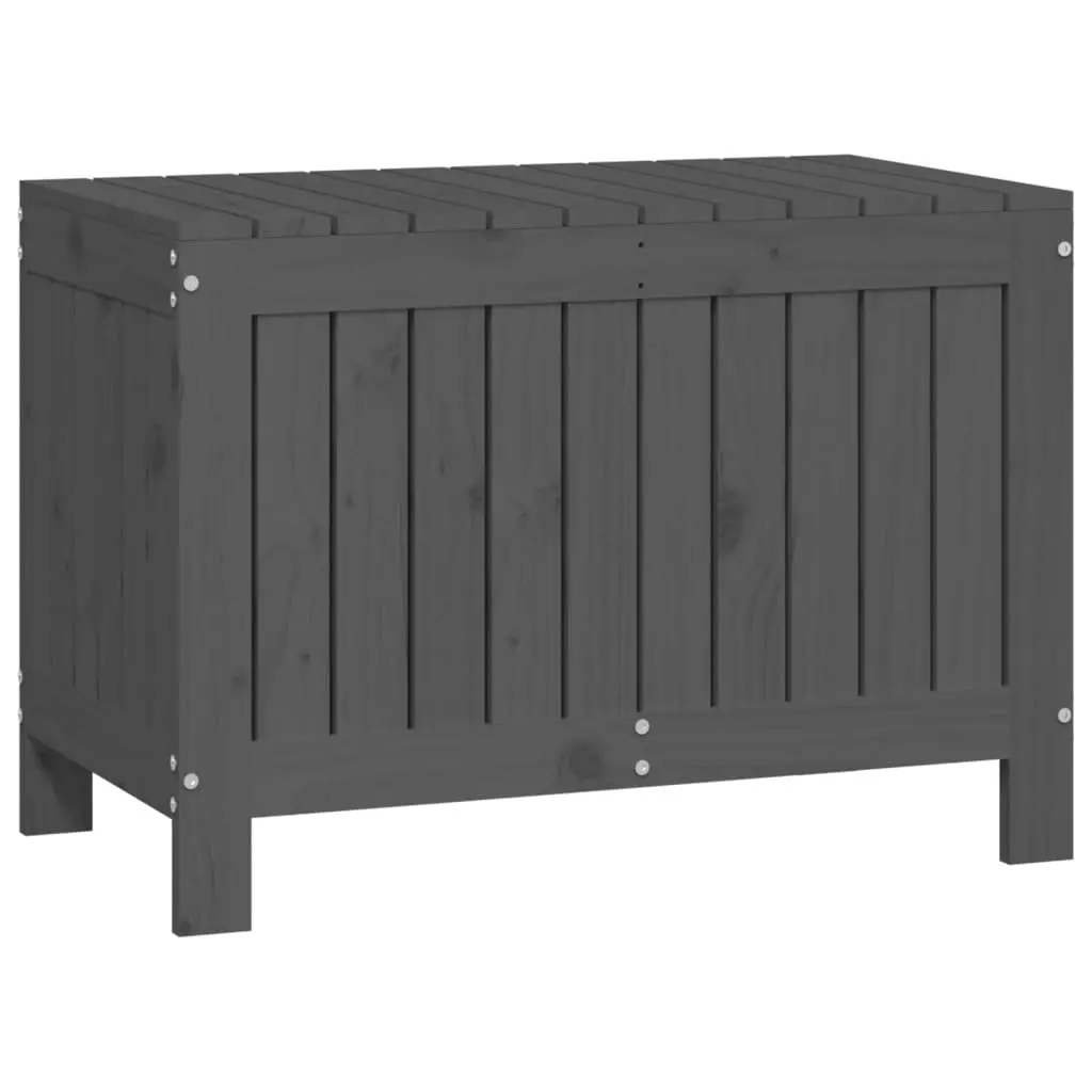 Grey Garden Storage Box with Easy Access